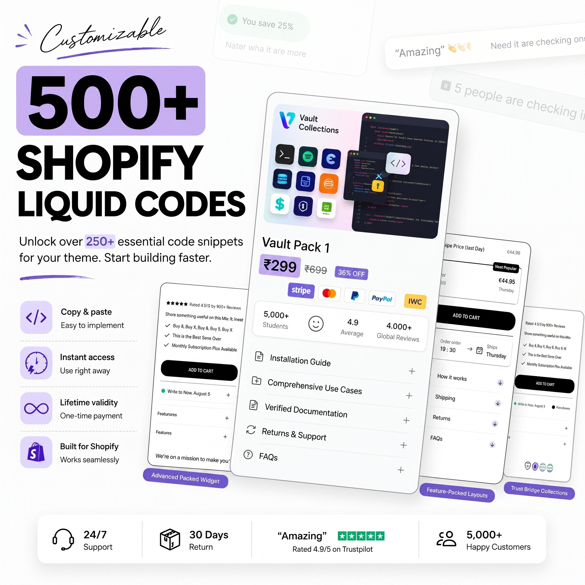 500+ Shopify Ultimate Liquid Code Snippets